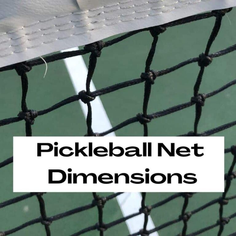 Pickleball Net Size – Essential Dimensions and Regulations