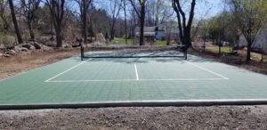 Converting a Basketball Court for Pickleball