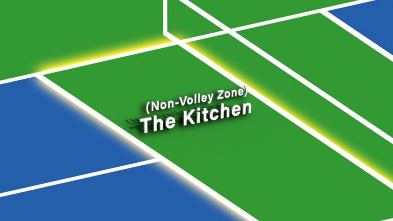 Pickleball Kitchen Size: Mastering the Non-Volley Zone for Home Play